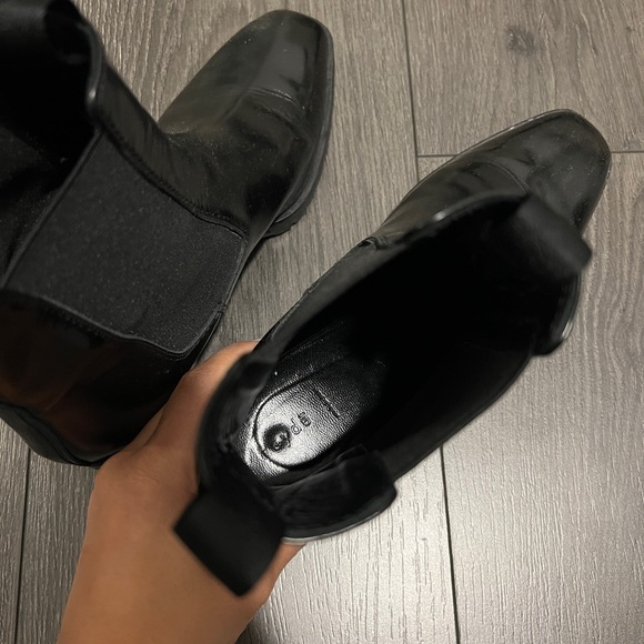 Aeyde Simone leather square toe ankle boots size 36 black - Picture 5 of 7
